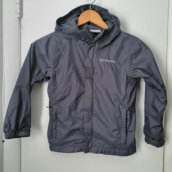 Columbia Youth XS Omni-Tech Mesh Lined Full Zip Jacket Gray - Picture 1 of 9